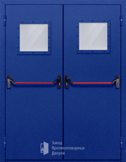 Фото двери «Двупольная со стеклом и антипаникой №53» в Верее