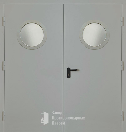 Фото двери «Двупольная с круглым стеклом EI-30» в Верее