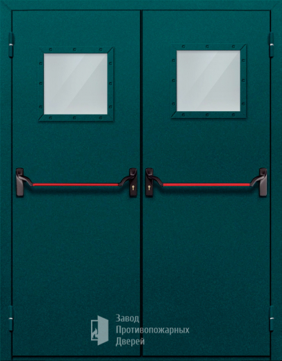 Фото двери «Двупольная со стеклом и антипаникой №56» в Верее