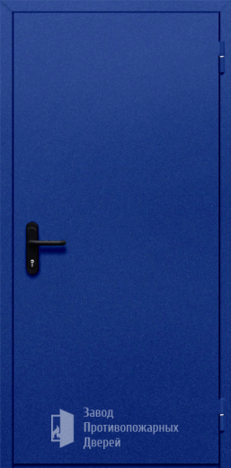 Фото двери «Однопольная глухая (синяя)» в Верее