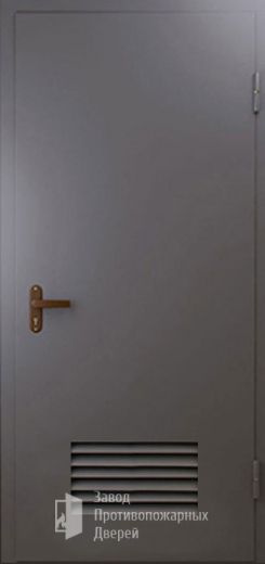 Фото двери «Техническая дверь №3 однопольная с вентиляционной решеткой» в Верее