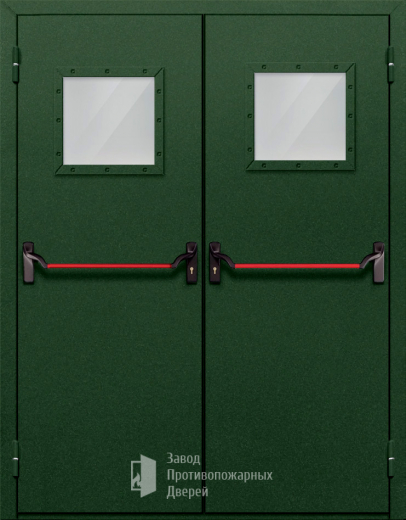 Фото двери «Двупольная со стеклом и антипаникой №59» в Верее