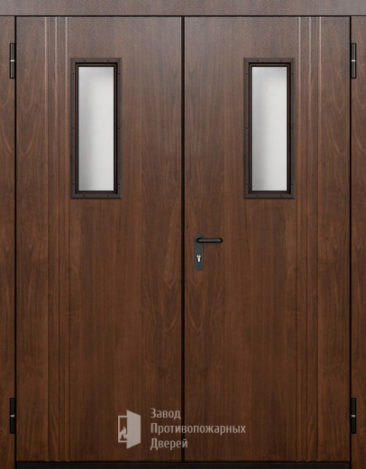 Фото двери «Двупольная МДФ со стеклом» в Верее