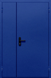 Фото двери «Полуторная глухая (синяя)» в Верее