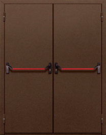 Фото двери «Двупольная глухая с антипаникой №18» в Верее