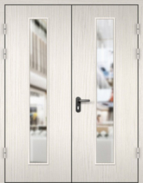 Фото двери «МДФ двупольная со стеклом №22» в Верее