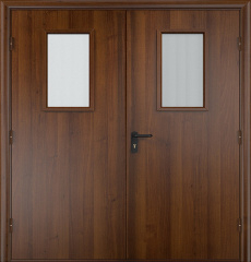 Фото двери «Двупольная МДФ со стеклом EI-30» в Верее