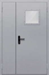 Фото двери «Полуторная со стеклопакетом» в Верее