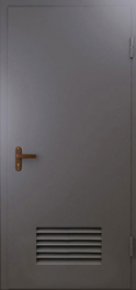 Фото двери «Техническая дверь №3 однопольная с вентиляционной решеткой» в Верее
