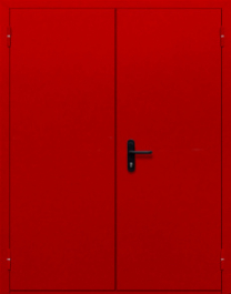 Фото двери «Двупольная глухая (красная)» в Верее